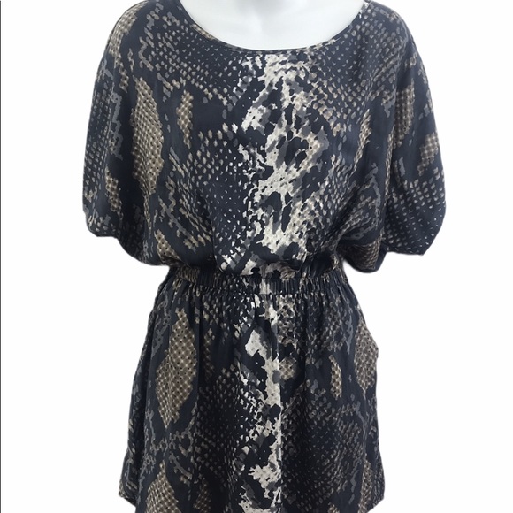 Express Dress Small Snake Print Spring Per… - Picture 1 of 8